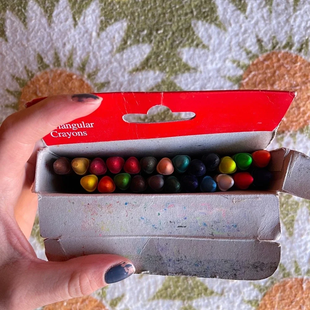 NEW‎ Faber-Castell 24 triangular Colored Eco Wax Crayons Premium Quality